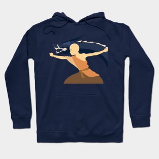 Avatar the Last Airbender Aang Minimalist Hoodie